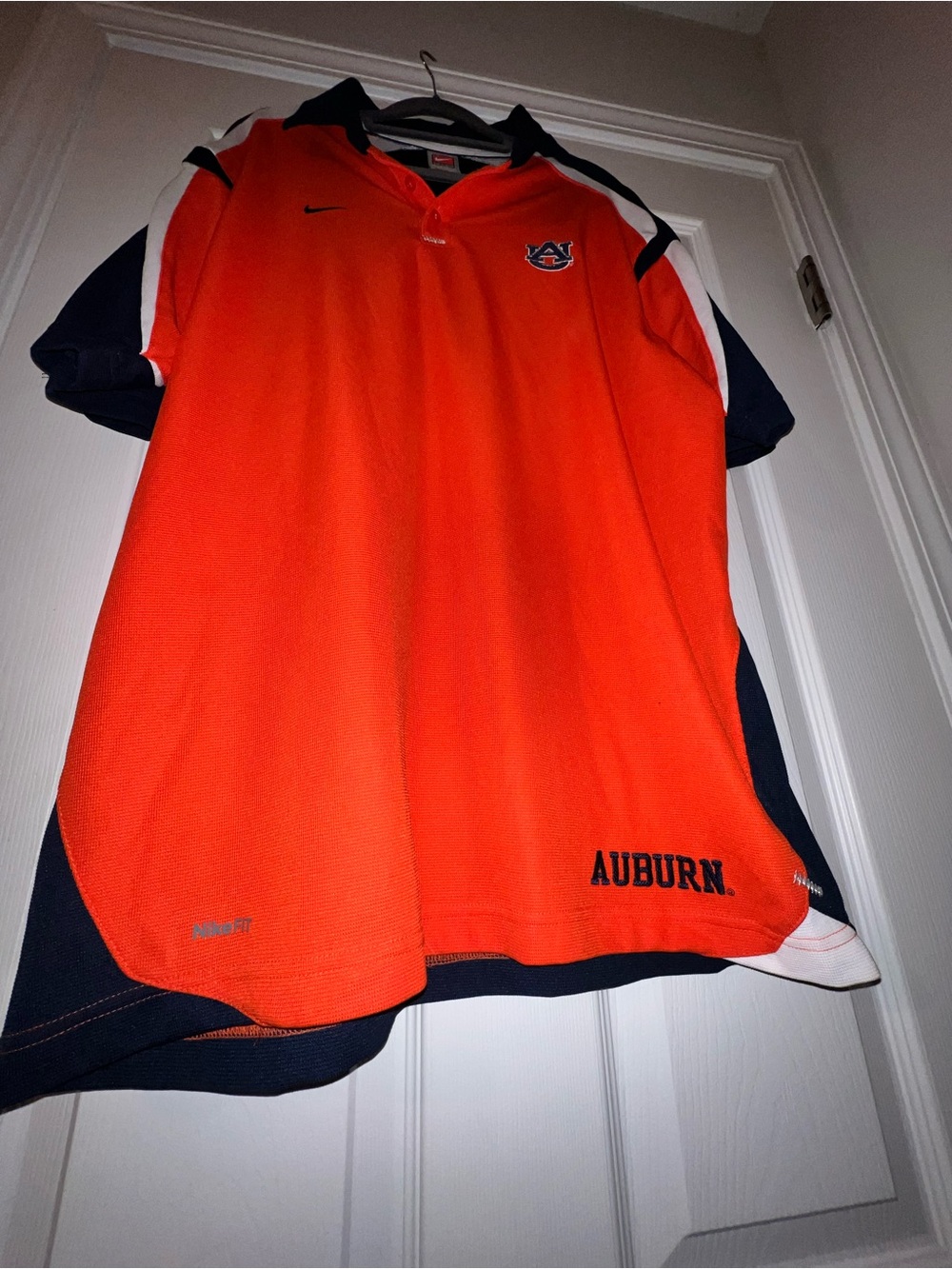 NIKE DRI-FIT Auburn University Tigers polo men’s size L - Picture 9 of 13